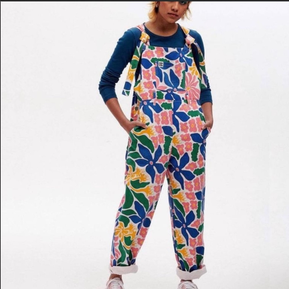 Lucy and Yak Limited Edition Easton Dungarees x Liv Lee